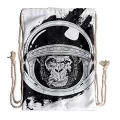 Spacemonkey Drawstring Bag (large) by goljakoff