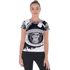 Spacemonkey Short Sleeve Sports Top  by goljakoff