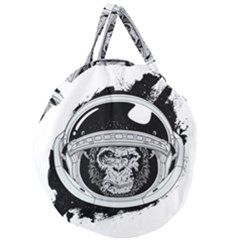 Spacemonkey Giant Round Zipper Tote by goljakoff