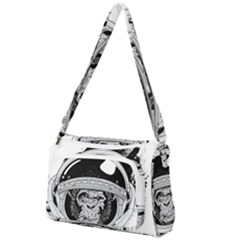 Spacemonkey Front Pocket Crossbody Bag by goljakoff