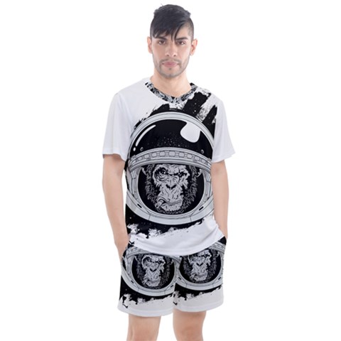 Spacemonkey Men s Mesh Tee And Shorts Set by goljakoff