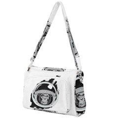 Spacemonkey Front Pocket Crossbody Bag by goljakoff