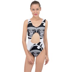 Spacemonkey Center Cut Out Swimsuit by goljakoff