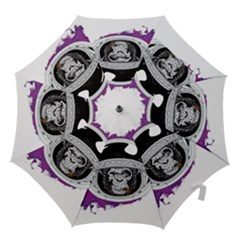 Purple Spacemonkey Hook Handle Umbrellas (small) by goljakoff