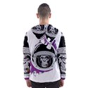 Purple spacemonkey Men s Hooded Windbreaker View2