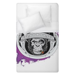 Purple Spacemonkey Duvet Cover (single Size) by goljakoff
