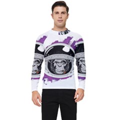 Purple Spacemonkey Men s Long Sleeve Rash Guard by goljakoff