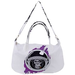 Purple Spacemonkey Removal Strap Handbag by goljakoff