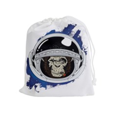 Spacemonkey Drawstring Pouch (xl) by goljakoff