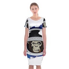 Spacemonkey Classic Short Sleeve Midi Dress by goljakoff