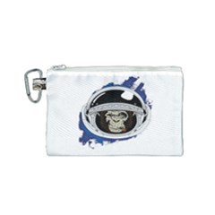 Spacemonkey Canvas Cosmetic Bag (small) by goljakoff