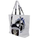 Spacemonkey Zip Up Canvas Bag View1