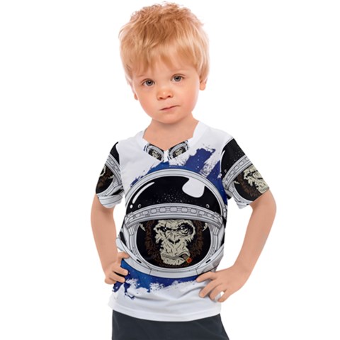 Spacemonkey Kids  Sports Tee by goljakoff