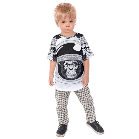 Spacemonkey Kids  Raglan Tee by goljakoff