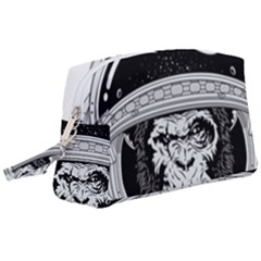 Spacemonkey Wristlet Pouch Bag (large) by goljakoff