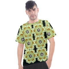 Summer Sun Flower Power Over The Florals In Peace Pattern Men s Sport Top by pepitasart