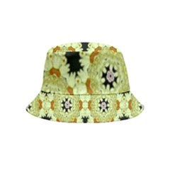 Summer Sun Flower Power Over The Florals In Peace Pattern Bucket Hat (kids) by pepitasart