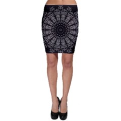 Gothic Mandala Bodycon Skirt by MRNStudios