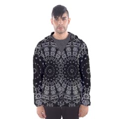 Gothic Mandala Men s Hooded Windbreaker by MRNStudios