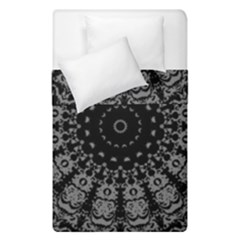 Gothic Mandala Duvet Cover Double Side (single Size) by MRNStudios