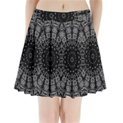 Gothic Mandala Pleated Mini Skirt by MRNStudios