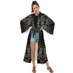 Gothic Mandala Maxi Kimono by MRNStudios