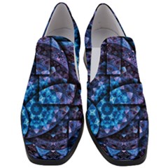 Dismembered Mandala Women Slip On Heel Loafers by MRNStudios