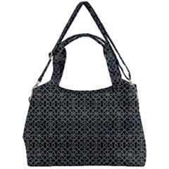 Iron Ornament Grid Pattern Double Compartment Shoulder Bag by dflcprintsclothing