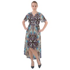 Five Points Front Wrap High Low Dress by MRNStudios