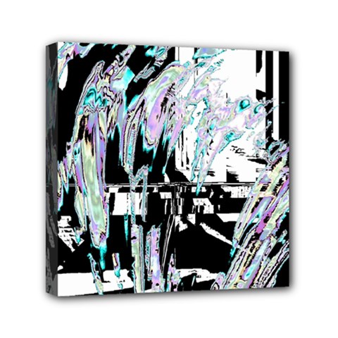 Digital Wave Mini Canvas 6  X 6  (stretched) by MRNStudios