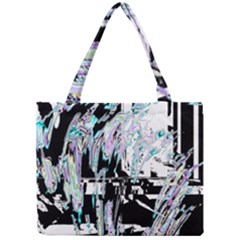 Digital Wave Mini Tote Bag by MRNStudios