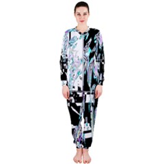 Digital Wave Onepiece Jumpsuit (ladies)  by MRNStudios