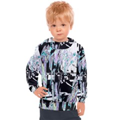 Digital Wave Kids  Hooded Pullover by MRNStudios