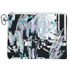 Digital Wave Canvas Cosmetic Bag (xxl) by MRNStudios