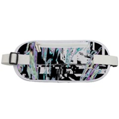 Digital Wave Rounded Waist Pouch by MRNStudios