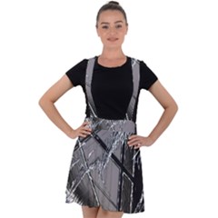 Ag Cobwebs Velvet Suspender Skater Skirt by MRNStudios