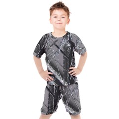 Ag Cobwebs Kids  Tee And Shorts Set by MRNStudios