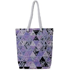 Candy Glass Full Print Rope Handle Tote (small) by MRNStudios