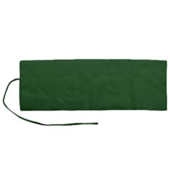 Basil Green Roll Up Canvas Pencil Holder (m) by FabChoice