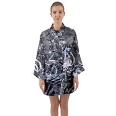 Invasive Hg Long Sleeve Satin Kimono by MRNStudios