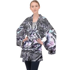 Invasive Hg Long Sleeve Velvet Kimono  by MRNStudios