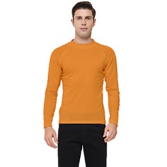 Apricot Orange Men s Long Sleeve Rash Guard by FabChoice