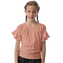 Coral Sands Kids  Cut Out Flutter Sleeves