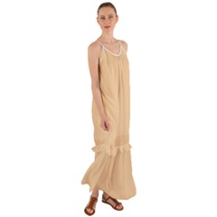 Cute Sunset Cami Maxi Ruffle Chiffon Dress by FabChoice