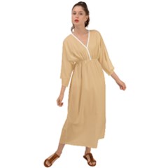 Cute Sunset Grecian Style  Maxi Dress