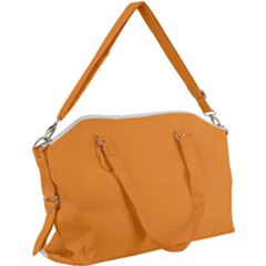 Deep Saffron Orange Canvas Crossbody Bag by FabChoice