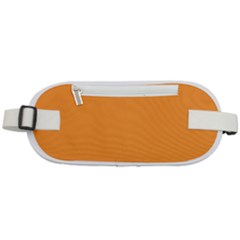 Deep Saffron Orange Rounded Waist Pouch by FabChoice