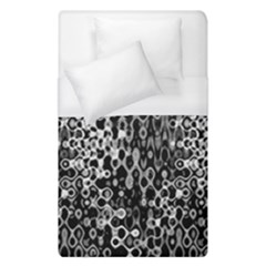 Black And White Modern Abstract Design Duvet Cover (single Size) by dflcprintsclothing