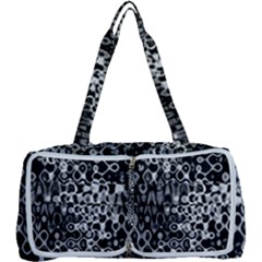 Black And White Modern Abstract Design Multi Function Bag by dflcprintsclothing