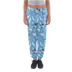 Folk Flowers Art Pattern Floral Abstract Surface Design  Seamless Pattern Women s Jogger Sweatpants by Eskimos